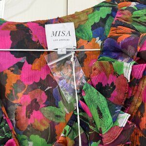 MISA Los Angeles Lined two piece floral outfit
